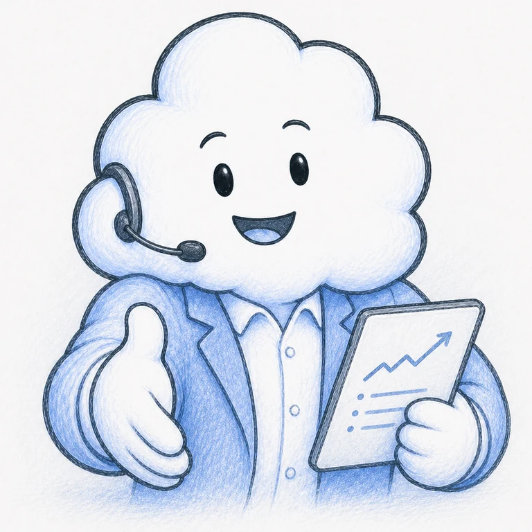 Cloud teammate presenting a plan