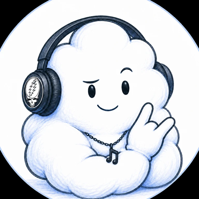 Cloud teammate wearing headphones